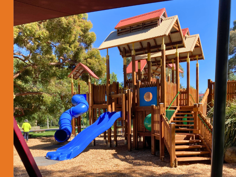 Cundy Park Playground in Myrtleford